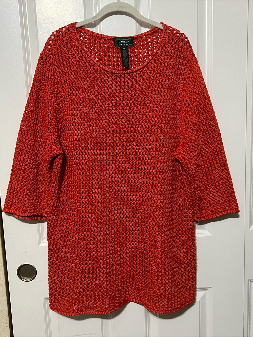 Exclusive Hand Knit Lauren Ralph Lauren Sweater - LIKE NEW - Size 3X